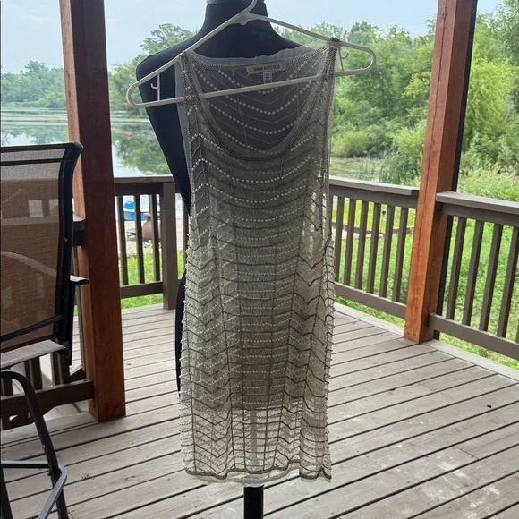 urban outfitters beaded dress Miss Circle Raizel Crystal Beaded Dress